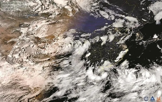 中央气象台1一7天降水卫星云图（中央气象台1一7天降水量预报）