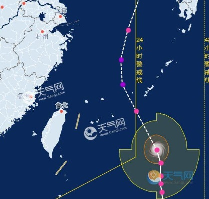 最新台风路径路线图（最新台风路径图消息）